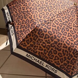 Michael Kors Animal Print Umbrella